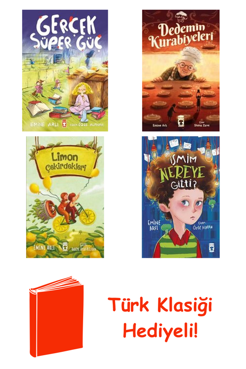 Emine Arlı 4 Kitap Seti + Türk Klasiği Hediye