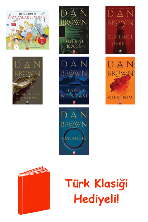 Dan Brown 7 Kitap Seti + Türk Klasiği Hediye