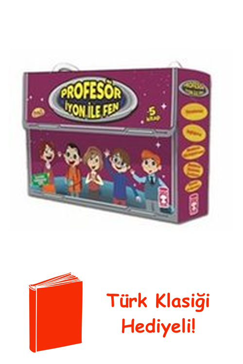 Profesör İyon İle Fen - 5 Kitap Takım + Türk Klasiği Hediye