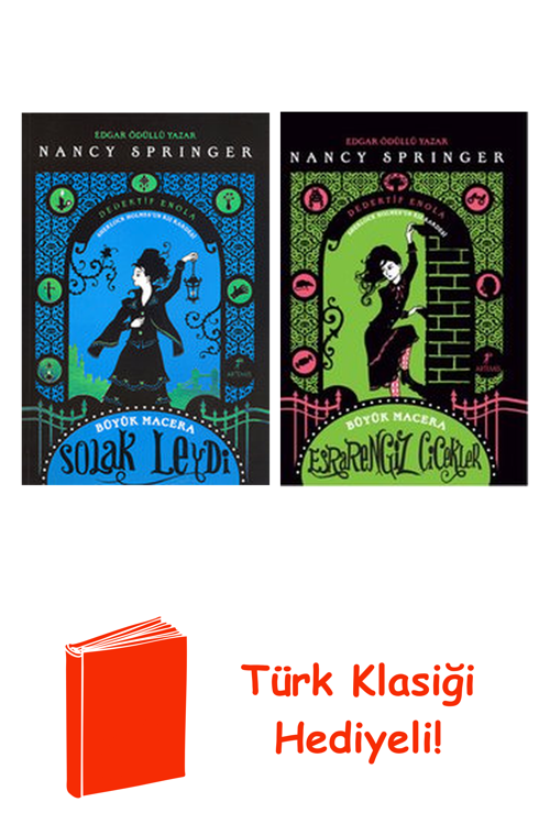 Nancy Springer 2 Kitap Seti + Türk Klasiği Hediye