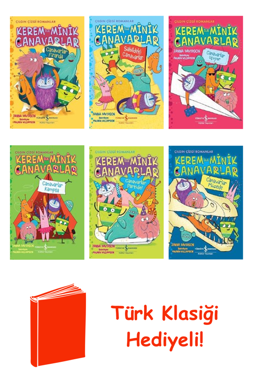 Zanna Davidson 6 Kitap Seti + Türk Klasiği Hediye