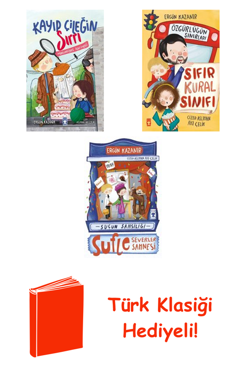 Ergün Kazanır 3 Kitap Seti + Türk Klasiği Hediye