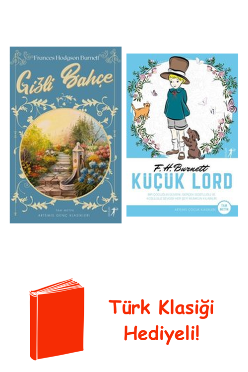 Frances Hodgson Burnett 2 Kitap Seti + Türk Klasiği Hediye