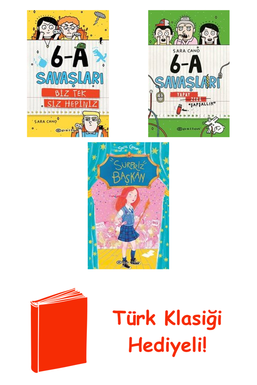 Sara Cano 3 Kitap Seti + Türk Klasiği Hediye