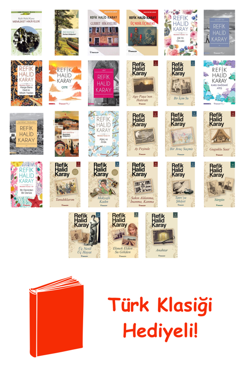 Refik Halid Karay 27 Kitap Seti + Türk Klasiği Hediye