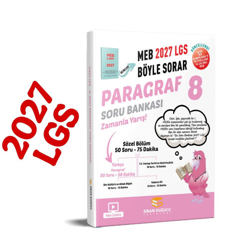 SİNAN KUZUCU 2027 Paragraf ve Anlam Soru bankası seti