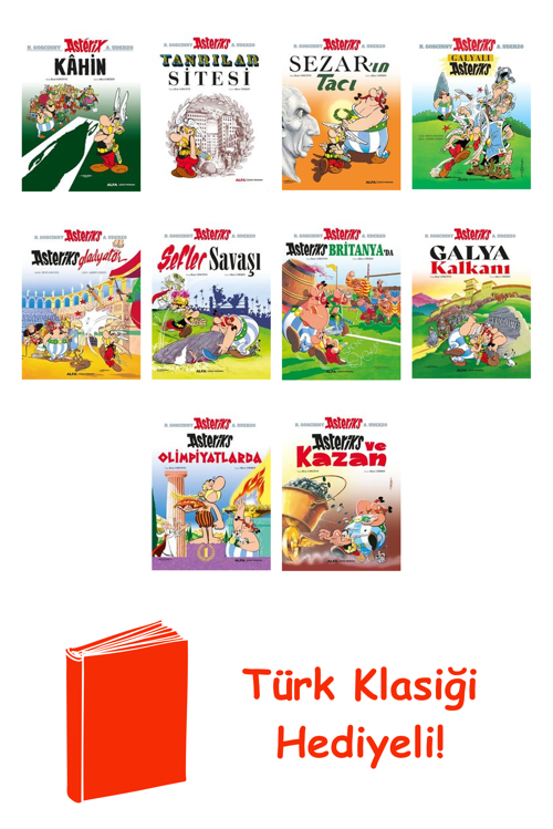 Rene Goscinny 10 Kitap Seti + Türk Klasiği Hediye