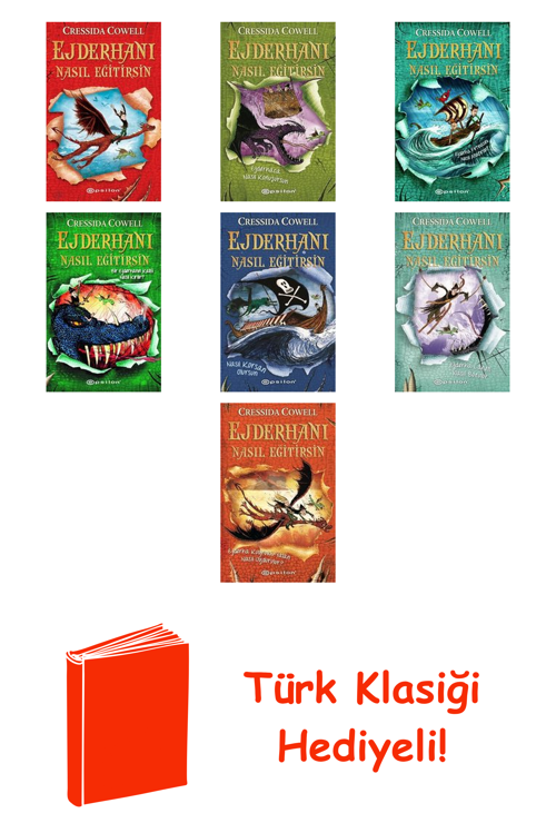 Cressida Cowell 7 Kitap Seti + Türk Klasiği Hediye