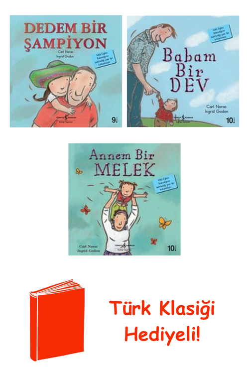Carl Norac 3 Kitap Seti + Türk Klasiği Hediye