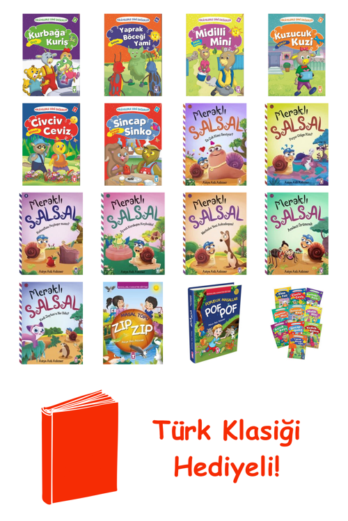 Asiye Aslı Aslaner 16 Kitap Seti + Türk Klasiği Hediye
