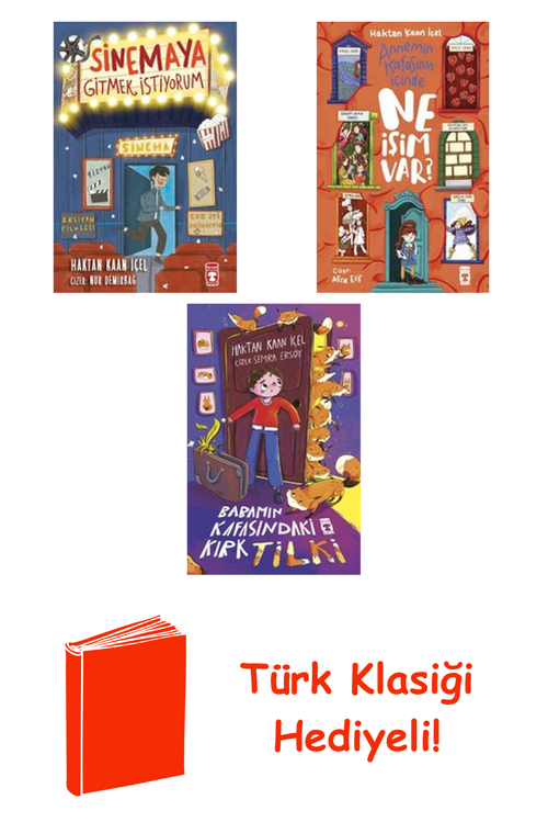 Haktan Kaan İçel 3 Kitap Seti + Türk Klasiği Hediye