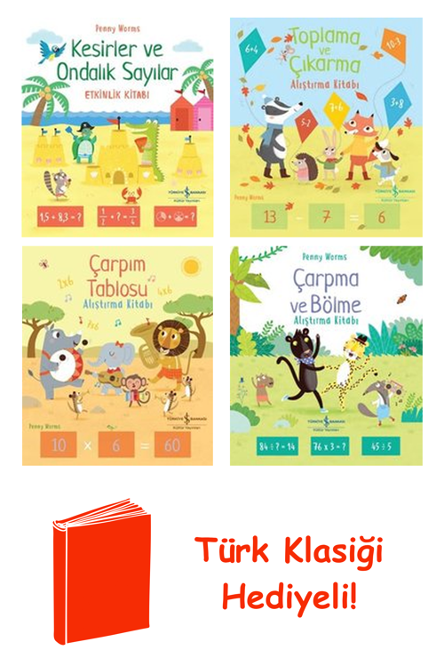 Penny Worms 4 Kitap Seti + Türk Klasiği Hediye