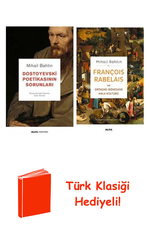 Mihail M. Bahtin 2 Kitap Seti + Türk Klasiği Hediye