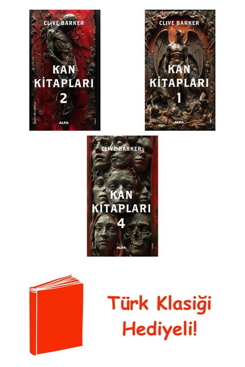 Clive Barker 3 Kitap Seti + Türk Klasiği Hediye