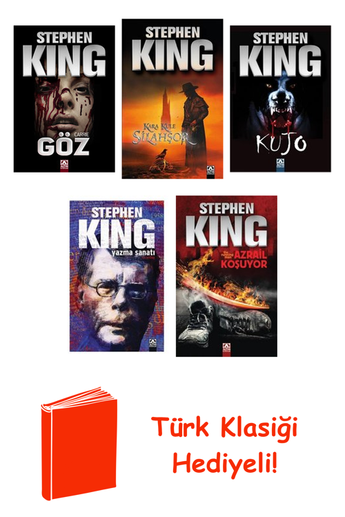 Stephen King 5 Kitap Seti + Türk Klasiği Hediye