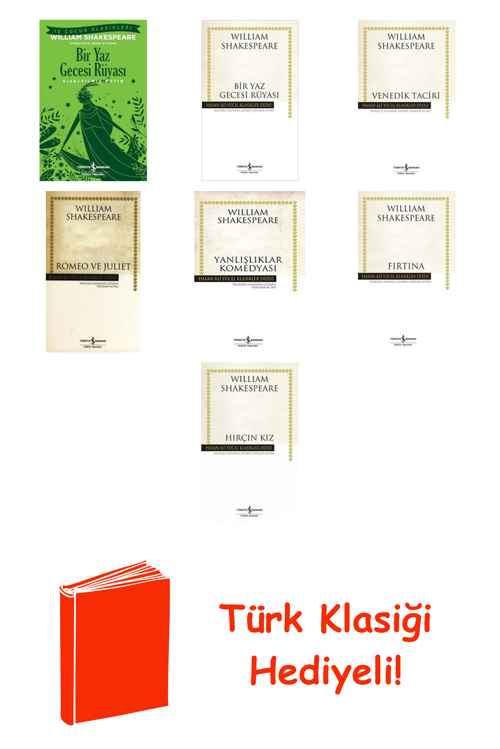 William Shakespeare 7 Kitap Seti + Türk Klasiği Hediye