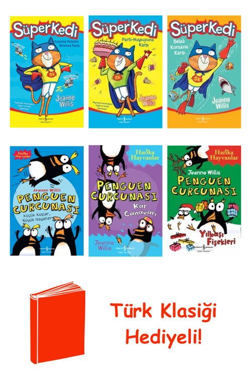 Jeanne Willis 6 Kitap Seti + Türk Klasiği Hediye