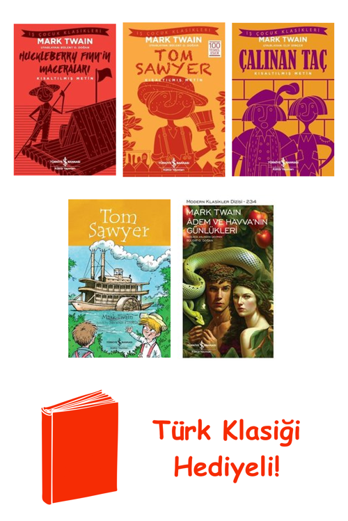 Mark Twain 5 Kitap Seti + Türk Klasiği Hediye