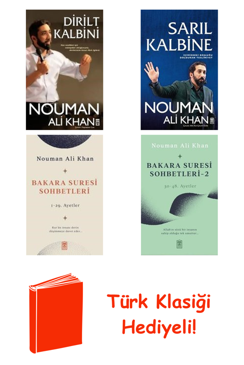 Nouman Ali Khan 4 Kitap Seti + Türk Klasiği Hediye