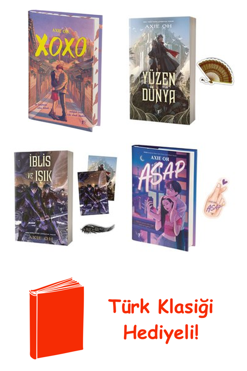 Axie Oh 4 Kitap Seti + Türk Klasiği Hediye