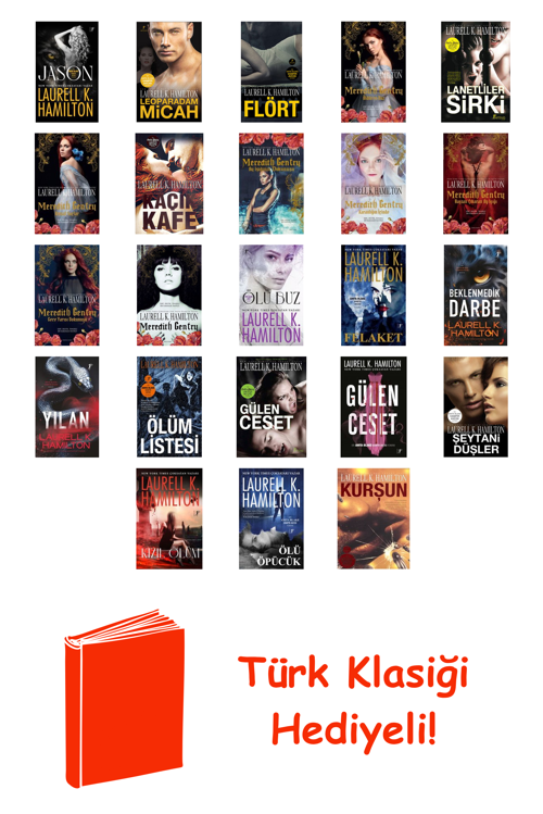 Laurell K. Hamilton 23 Kitap Seti + Türk Klasiği Hediye