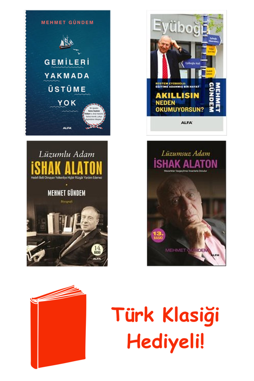Mehmet Gündem 4 Kitap Seti + Türk Klasiği Hediye