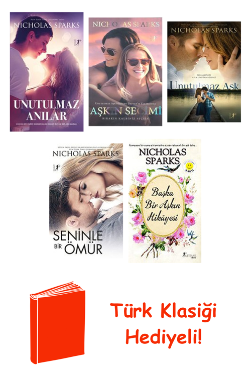 Nicholas Sparks 5 Kitap Seti + Türk Klasiği Hediye