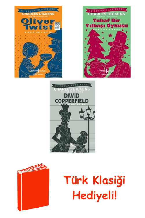 Charles Dickens 3 Kitap Seti + Türk Klasiği Hediye