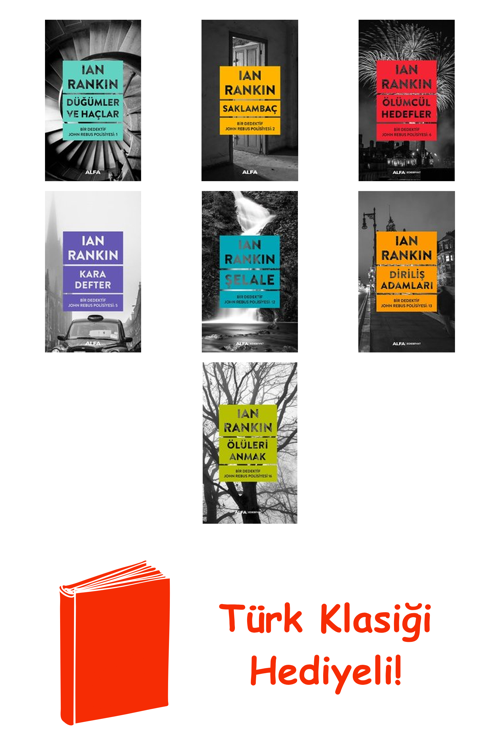 Ian Rankin 7 Kitap Seti + Türk Klasiği Hediye