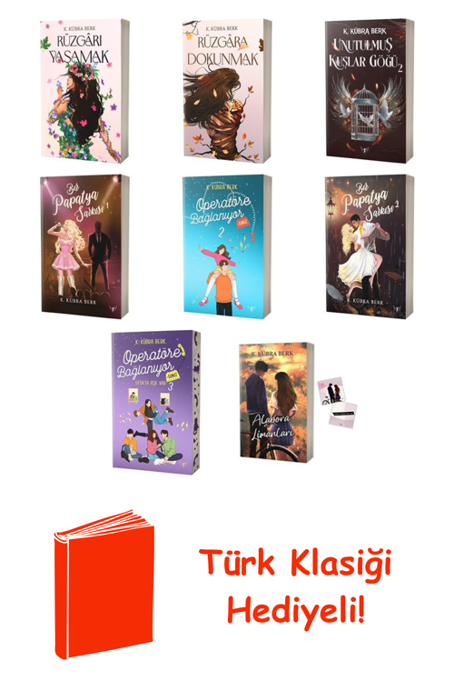 K. Kübra Berk 8 Kitap Seti + Türk Klasiği Hediye