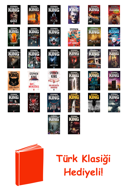 Stephen King 32 Kitap Seti + Türk Klasiği Hediye