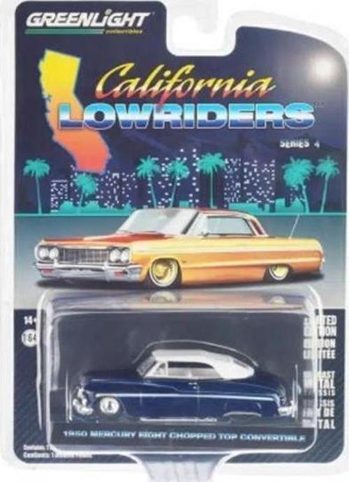 Greenlight California Lowriders 1950 Mercury Eight Chopped Top Convertible 63050-B