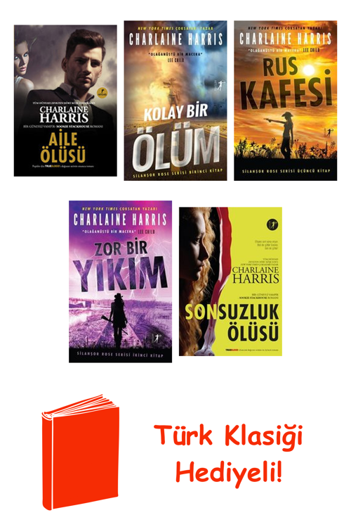 Charlaine Harris 5 Kitap Seti + Türk Klasiği Hediye