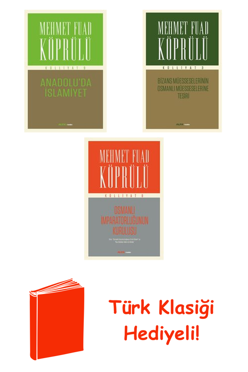 Mehmet Fuad Köprülü 3 Kitap Seti + Türk Klasiği Hediye