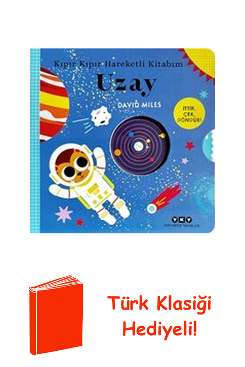 Kıpır Kıpır Hareketli Kitabım - Uzay + Türk Klasiği Hediye