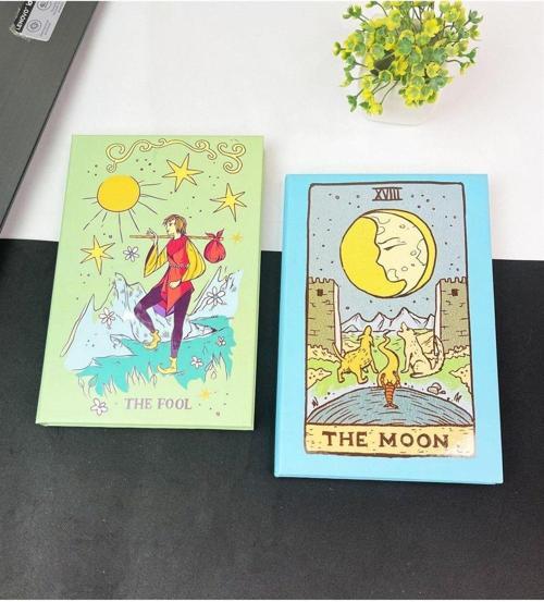 The Moon Xvııı Ve The Fool Tasarımlı Lastikli Defter