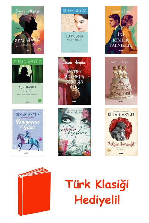 Sinan Akyüz 9 Kitap Seti + Türk Klasiği Hediye