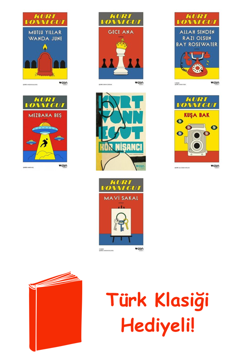 Kurt Vonnegut 7 Kitap Seti + Türk Klasiği Hediye