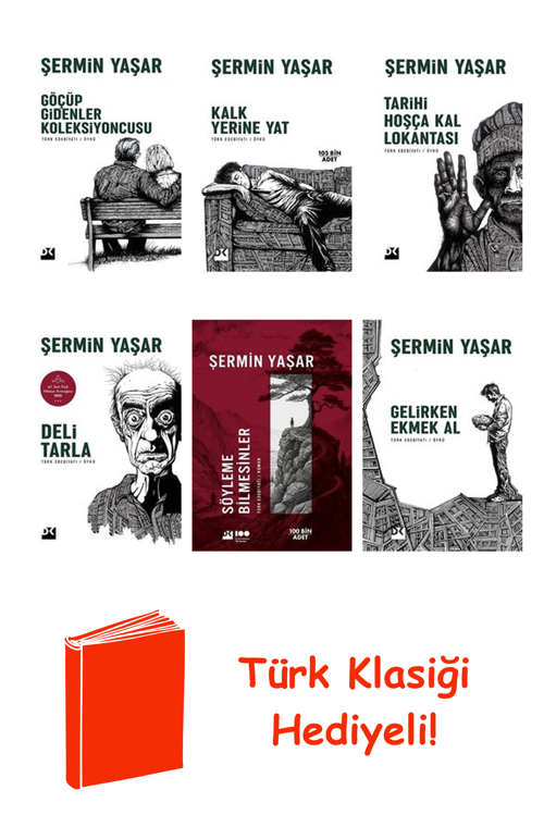 Şermin Yaşar 6 Kitap Seti + Türk Klasiği Hediye