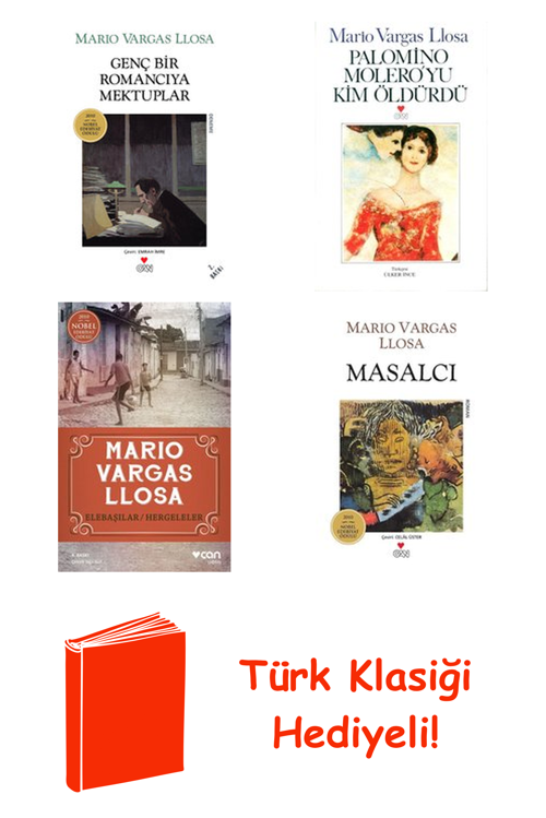 Mario Vargas Llosa 4 Kitap Seti + Türk Klasiği Hediye