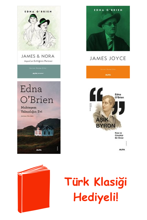 Edna O'Brien 4 Kitap Seti + Türk Klasiği Hediye