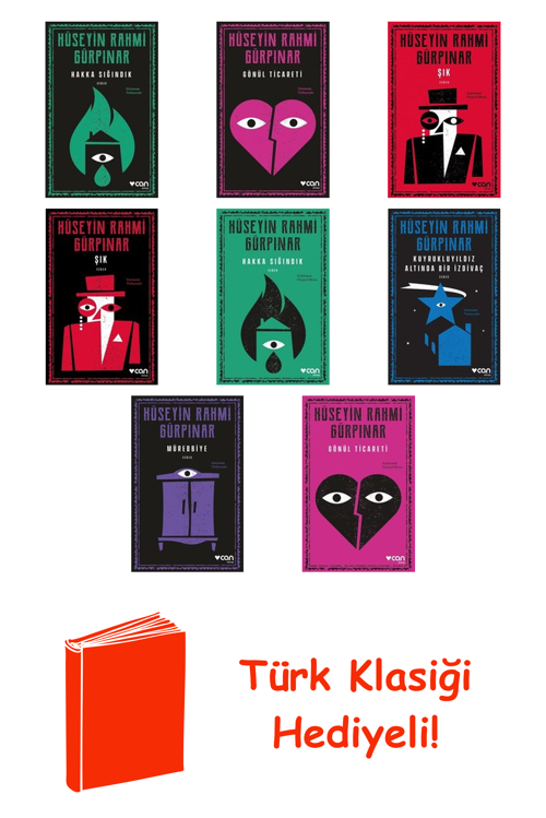 Hüseyin Rahmi Gürpınar 8 Kitap Seti + Türk Klasiği Hediye