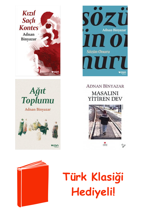 Adnan Binyazar 4 Kitap Seti + Türk Klasiği Hediye
