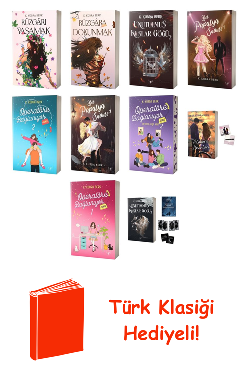 K. Kübra Berk 10 Kitap Seti + Türk Klasiği Hediye