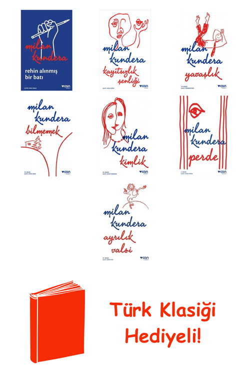 Milan Kundera 7 Kitap Seti + Türk Klasiği Hediye