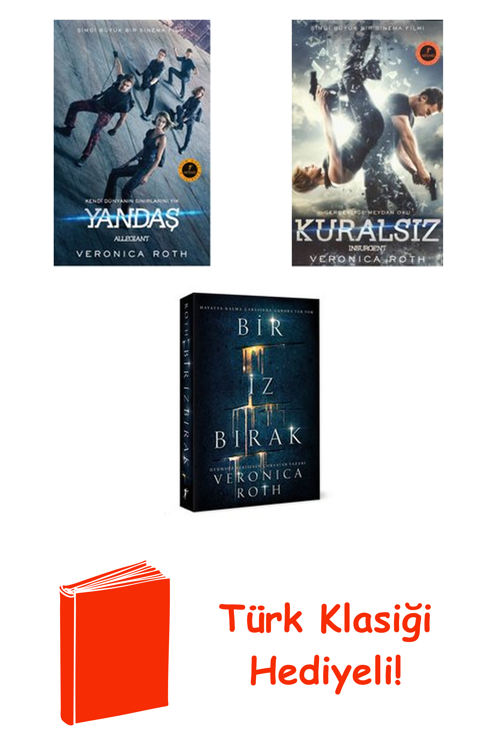 Veronica Roth 3 Kitap Seti + Türk Klasiği Hediye