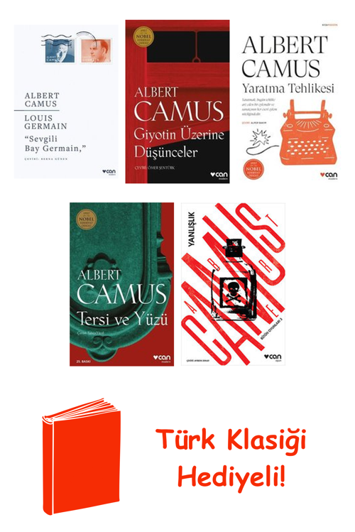 Albert Camus 5 Kitap Seti + Türk Klasiği Hediye