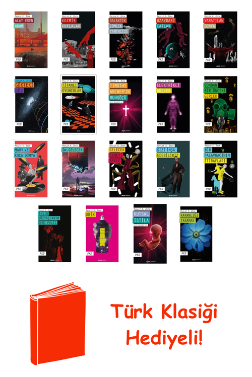 Philip K. Dick 19 Kitap Seti + Türk Klasiği Hediye