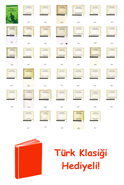 William Shakespeare 40 Kitap Seti + Türk Klasiği Hediye