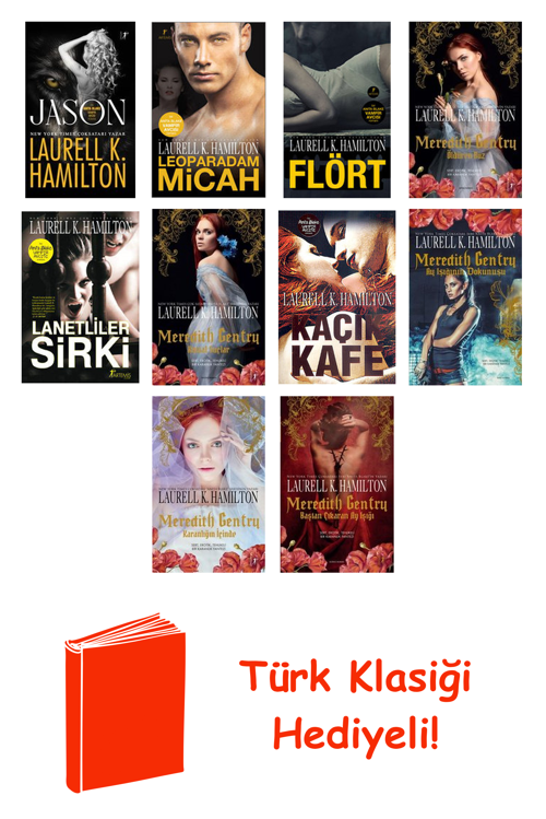 Laurell K. Hamilton 10 Kitap Seti + Türk Klasiği Hediye